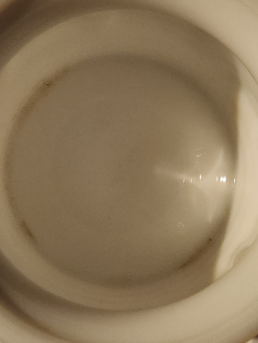Vintage White Milk Glass Jardiniere Cachepot Vase | Coastal Cottage Americana - Picture 11 of 12